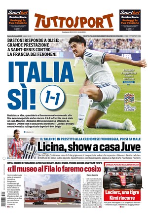 Copertura Tuttosport