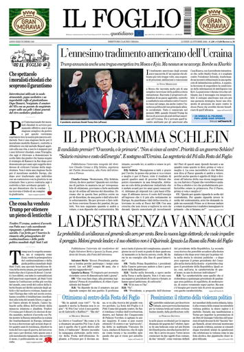 Copertura Il Foglio