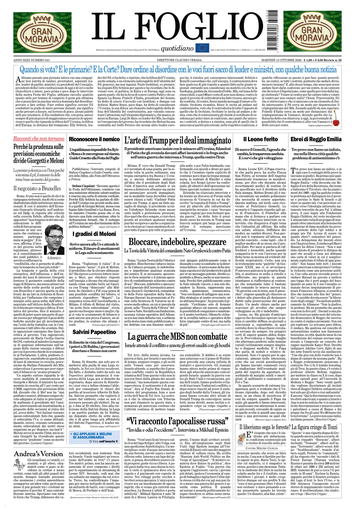 Copertura Il Foglio