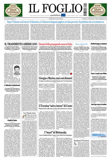 Copertura Il Foglio