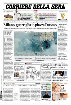 Copertura Corriere della Sera