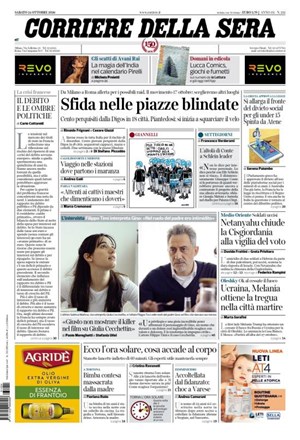 Copertura Corriere della Sera