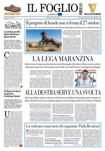 Copertura Il Foglio