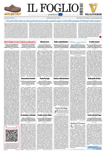 Copertura Il Foglio