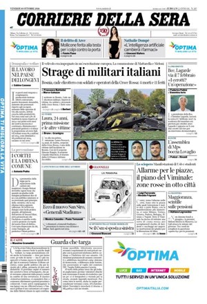 Copertura Corriere della Sera
