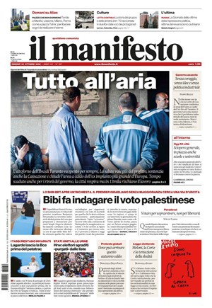 Copertura Il Manifesto