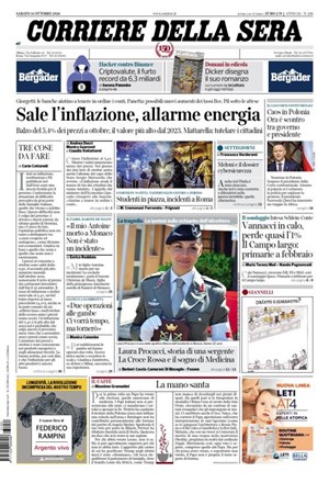 Copertura Corriere della Sera