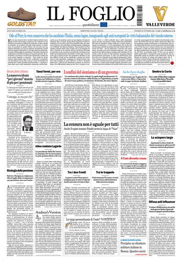 Copertura Il Foglio