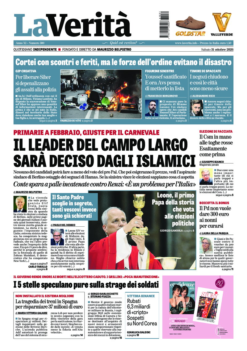 Copertura La Verita